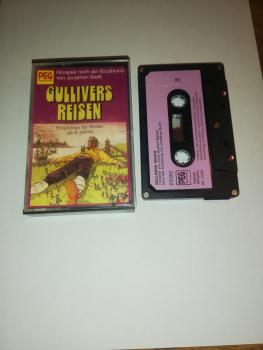 Gullivers Reisen 5-fach Silber geschraubt Schwarz mit Pinken Aufkleber AE 32.360 PEG(Innencover minimal beschrieben)